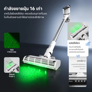 Simplus x PP Krit S8 Pro LED Vacuum Cleaner 27kpa เครื่องดูดฝุ่นหน้าจอ,หัวแปรงกำจัดไรฝุ่น 6 ​​โหมดการดูด XCQH013