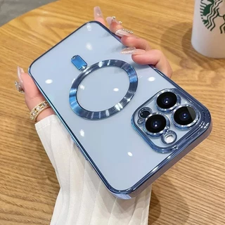 แรงดูดแม่เหล็กที่แข็งแกร่ง การชาร์จรวดเร็ว case เคส เคสไอโฟน iphone 16 15 14 13 12 11 pro promax plus + #ip01