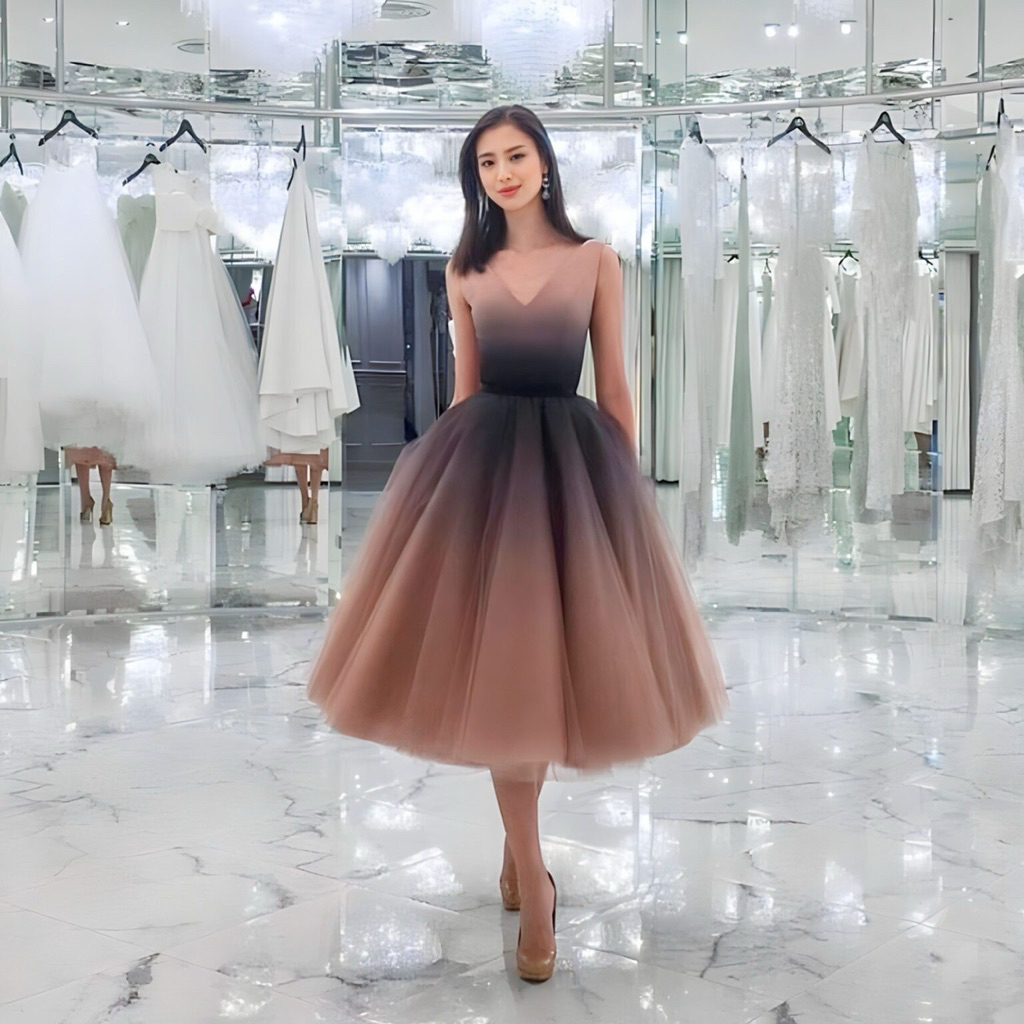 ชุดเซทเสื้อ + กระโปรงทูโทนแบรนด์ Poem แท้