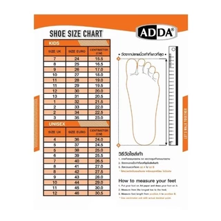 adda รุ่น 5TD75-M1 รองเท้าแตะรัดส้นผู้หญิงผู้ชายรองเท้าหัวโตรองเท้าเดินป่าผลิตจากวัสดุEVAพร้อมส่งทุกไซส์