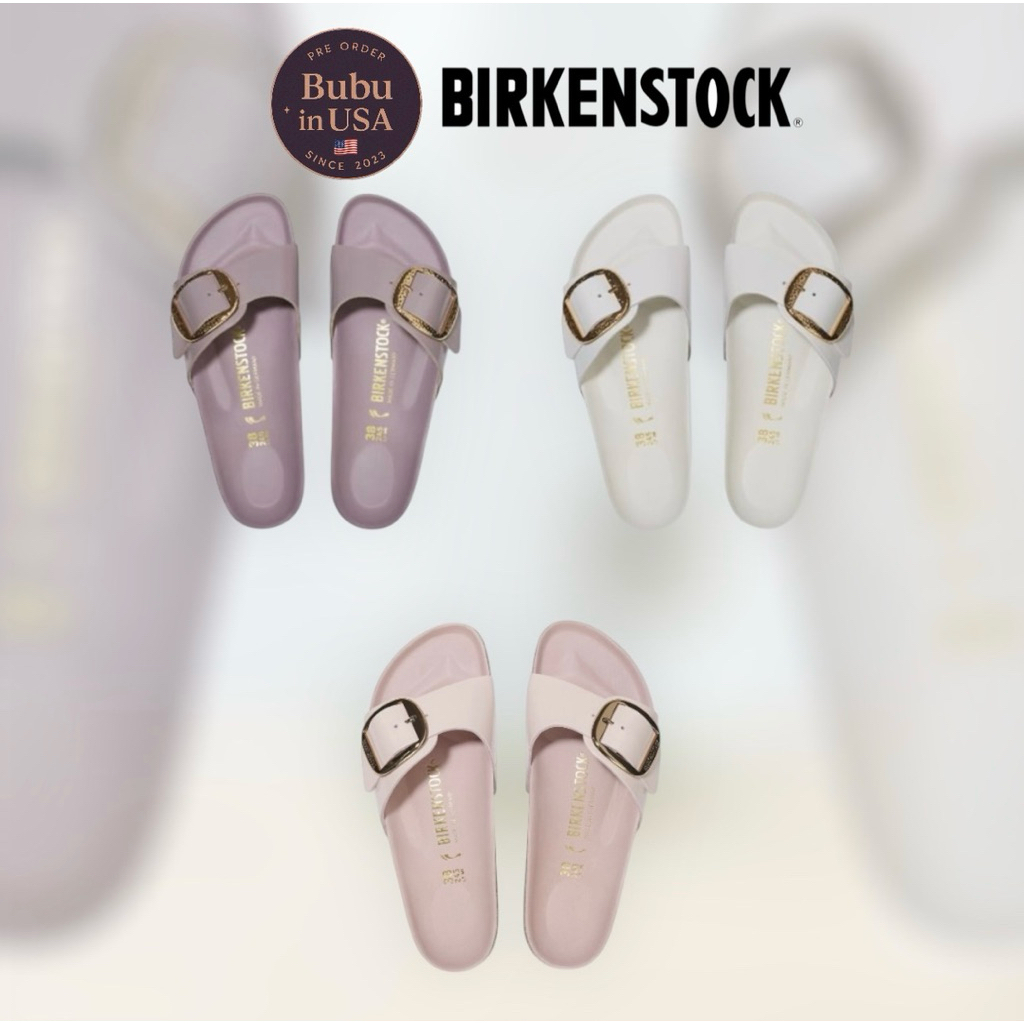 (พรีออเดอร์) Birkenstock Madrid Big Buckle High Shine ของแท้จากอเมริกา