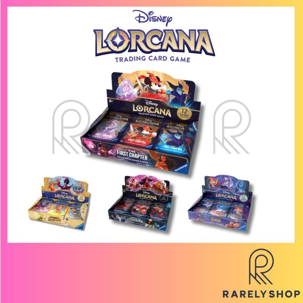[Disney LORCANA TCG] Booster Box Set 1,2,3,4 ENGLISH พร้อมส่ง