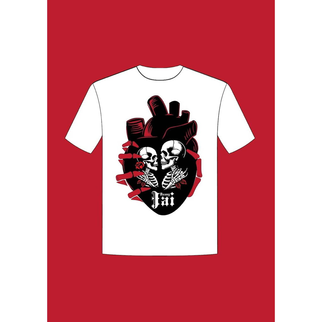 Yuedover.cnxเสื้อยืดดวงใจ