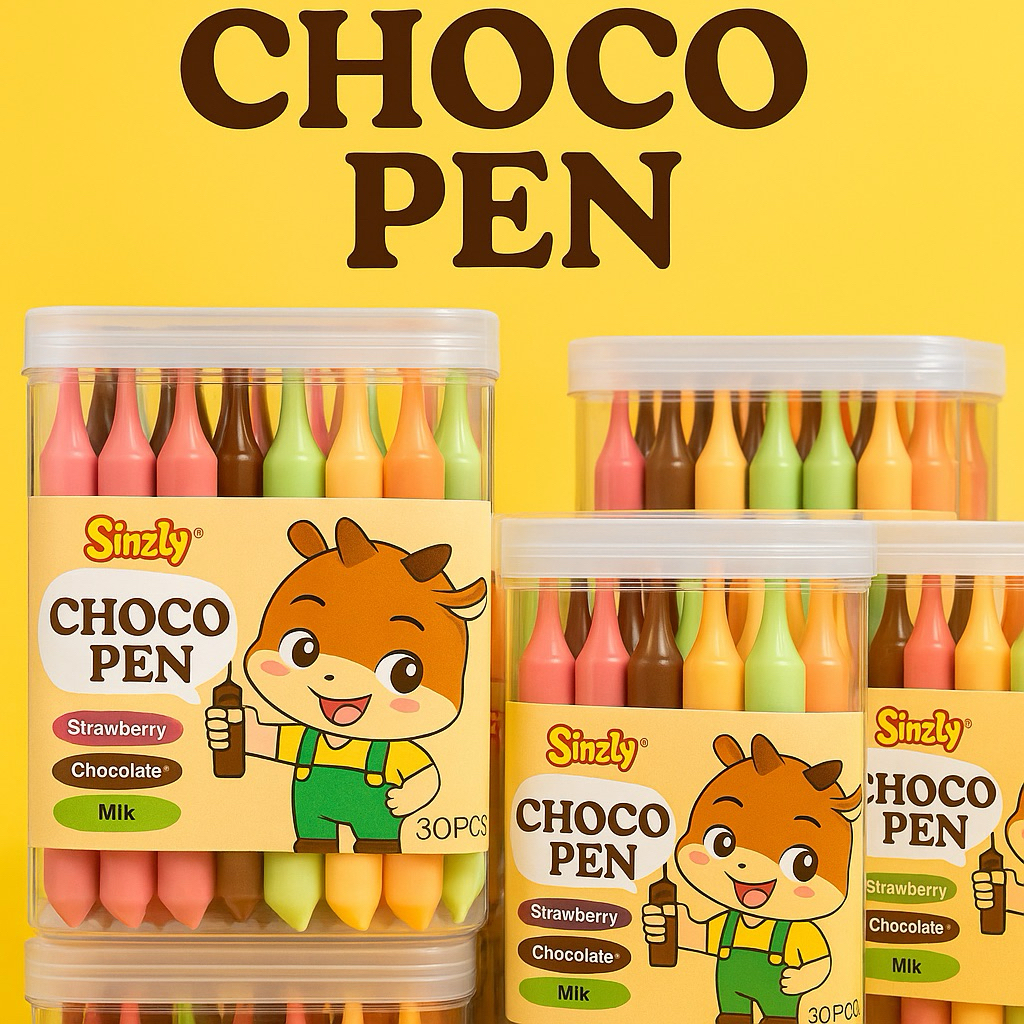Choco pen 1 กล่องมี( 30 ชิ้น ) น่าทาน มี หลายรสชาติ