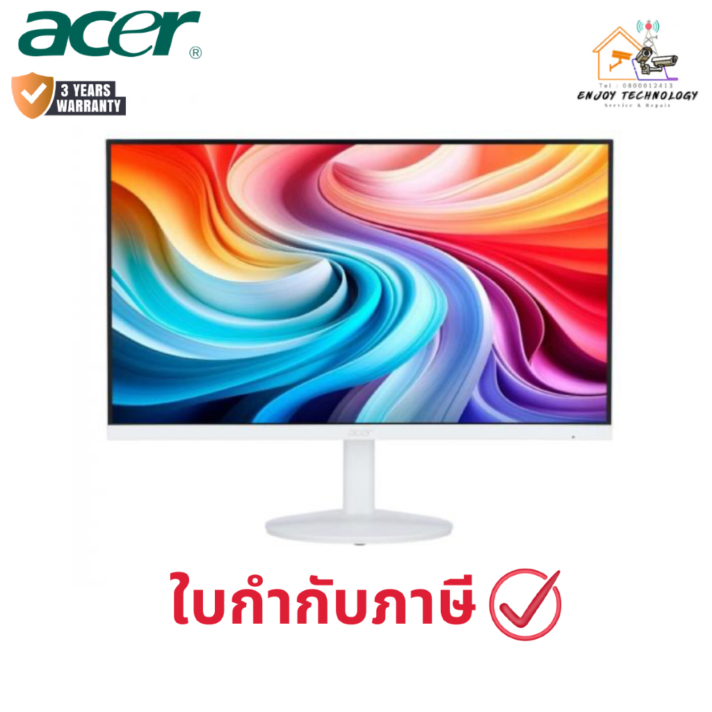 จอมอนิเตอร์ Acer Monitor SA243Y G0wmix 23.8 นิ้ว (UM.QS3ST.001) ประกันศูนย์ 3 ปี