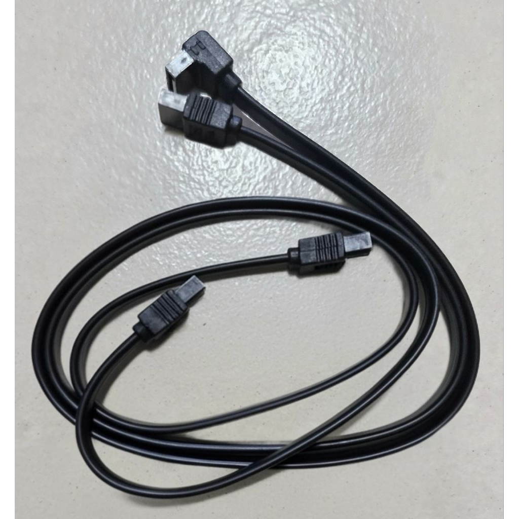 Gigabyte Two SATA3 6Gb/s Data Cables for SSD/HDD P/N 12CF1-2SAT1b-01R or 02R