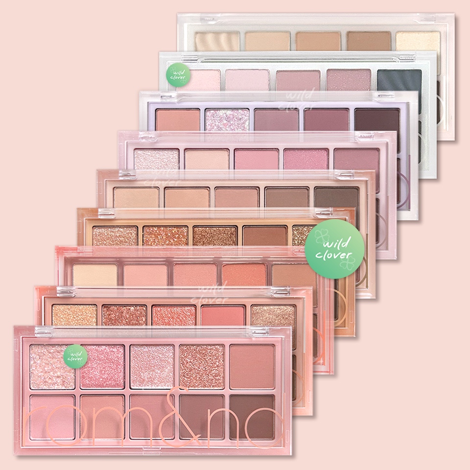 🍀 ROM&ND : แท้ฉลากไทย exp.2027-2028 romand eyeshadow better than palette secret garden 8g พาเลท