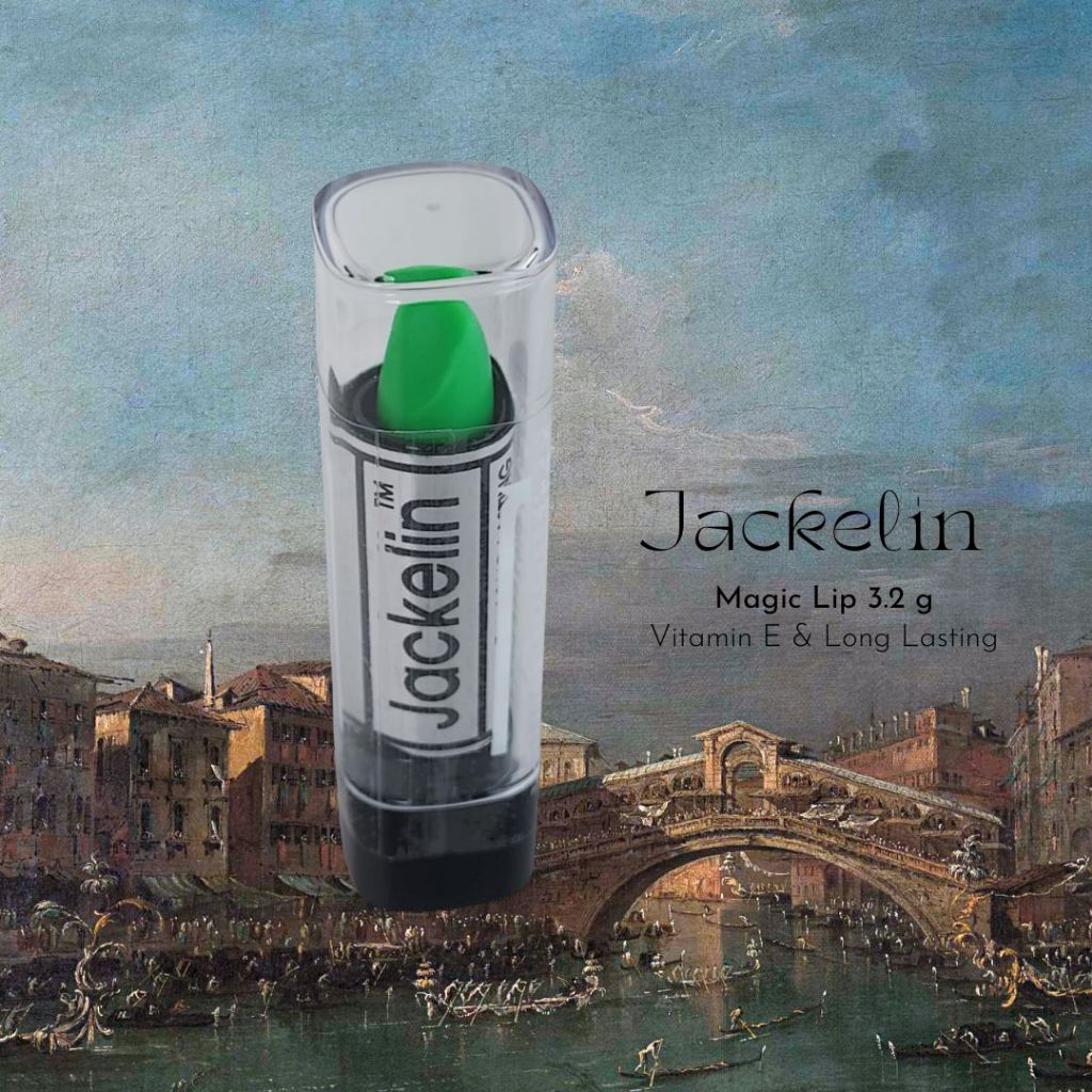 ลิปเขียว ลิปมัน ลิปเปลี่ยนสี ลิปเขียวในตำนาน Jackelin magic lips