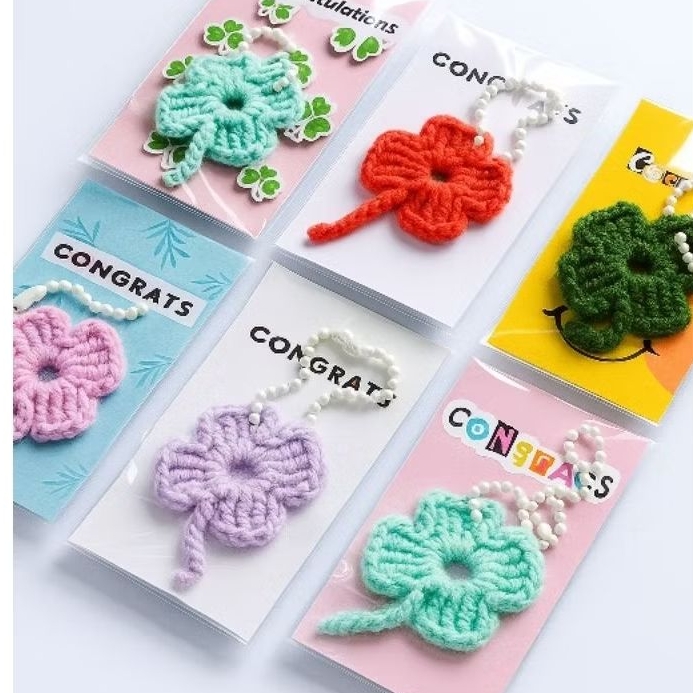 พร้อมแพคเกจ ใบโคลเวอร์ ของแจกปัจฉิม  congratulation