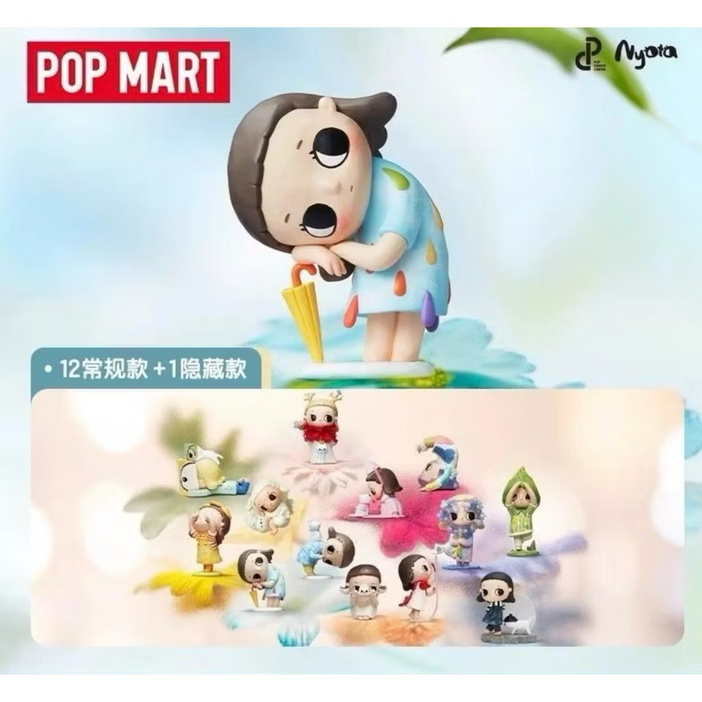 ส่งจากไทย📍ลิขสิทธิ์แท้ POP MART Nyota Four Seasons Series Hand-Made V3 เนียวตะ แมว กล่องสุ่ม(แบบเลือ