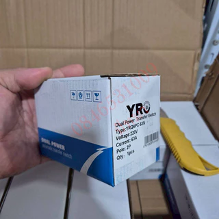 ATS mini 63A/2P 220V สวิทช์สลับแหล่งจ่ายอัตโนมัติ 220V รุ่นเกาะราง DIN ส่งด่วน