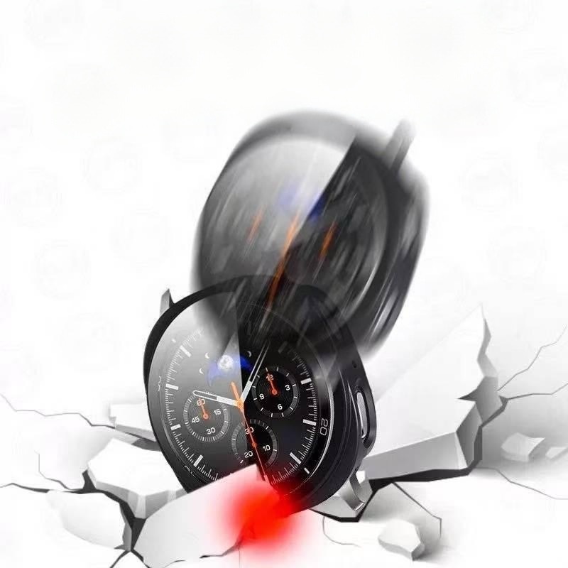 เคส สําหรับ Samsung Galaxy Watch 8 40mm 44mm เคส ฟิล์มกระจก กรอบกันรอย ซัมซุง เคสกระจก สําหรับ galaxy watch 8 44mm/40mm - รูปที่ 3