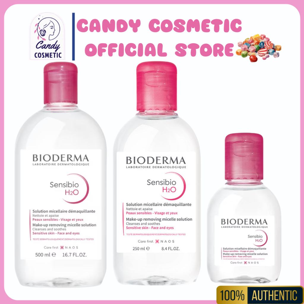 [ซื้อครบ 500 ได้รับของแถมฟรี] Bioderma Sensibio H2O Cleansing ผิวบอบบาง แพ้ง่าย