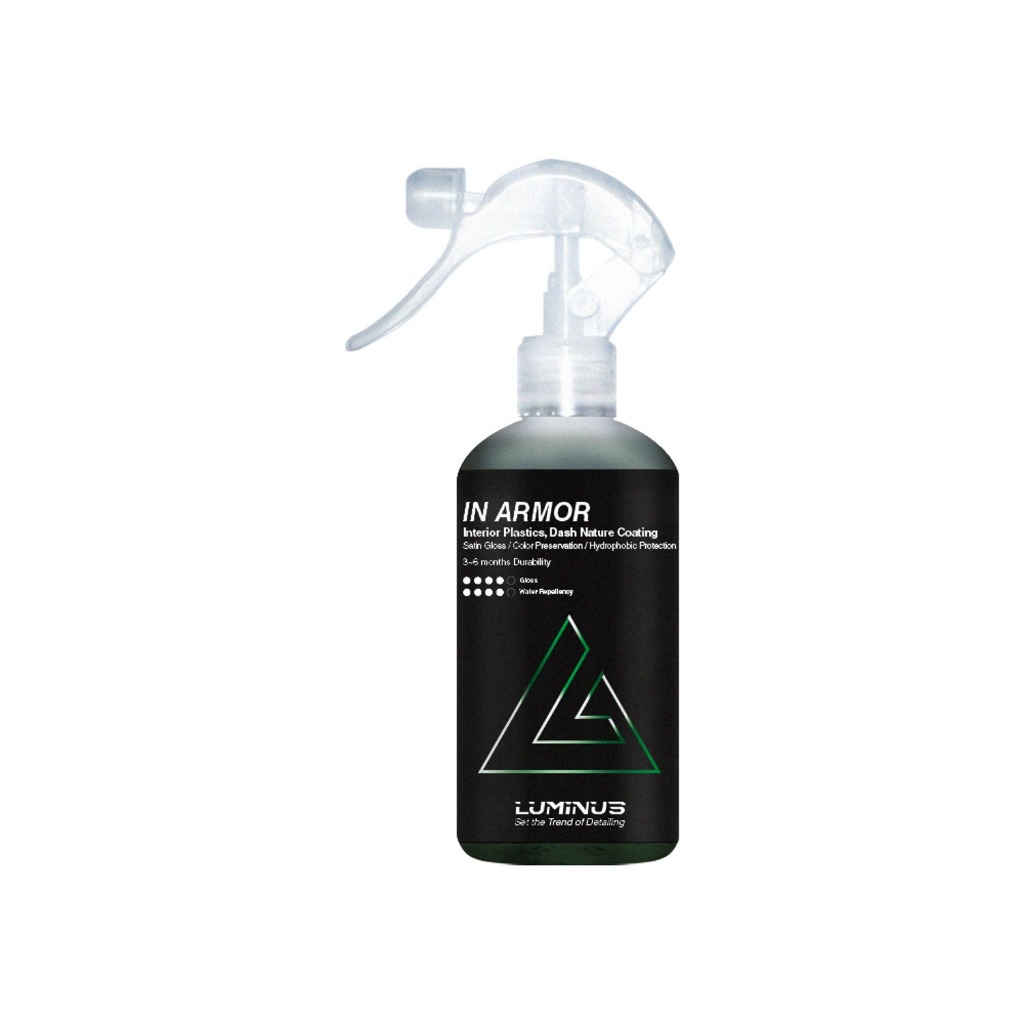 LUMINUS IN ARMOR, Interior Plastic & Dashboard Coating, น้ำยาเคลือบเงาปกป้องพลาสติกและวัสดุภายใน