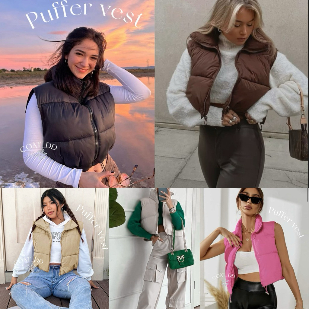 DD(no.10)🎧💕⛄️PUFFER VEST by COAT_DD🎬❄️💖 เสื้อกั๊กกันหนาวอีกลุคที่ควรมี อุ่นกันหนาวสไตล์คูลๆเกร๋ๆ