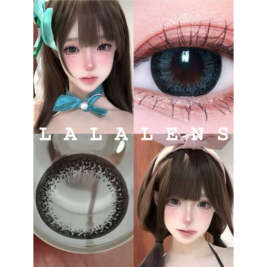 **ส่งของทุกวัน** บิ๊กอาย ตาโต ตาแบ๊ว ลายน่ารัก ขวัญใจ พสจีน เลนส์ฝาฟ้า dolce gray brown สวยถูกใจวัยรุ่น