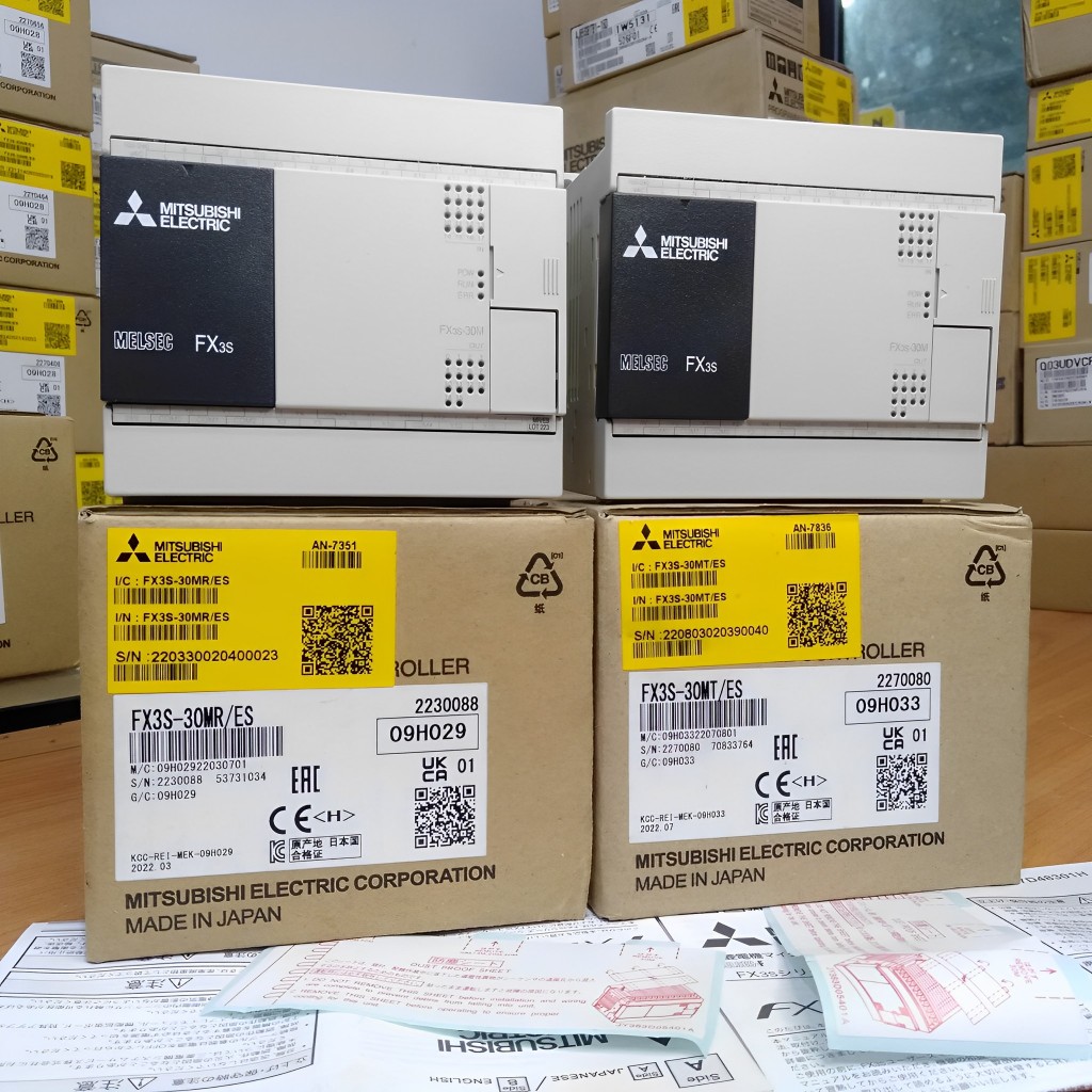 PLC FX3s Series / FX3s-14MR/ES / FX3s-14MT/ES / FX3s-20MR/ES / FX3s-20MT/ES / FX3s-30MR/ES  / FX3s-3