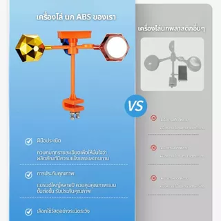 ครื่องไล่นก กลางแจ้งพลังงานแสงอาทิตย์ อัลตราโซนิคขับไล่นก เครื่องไล่นก พลังงานแสงอาทิตย์อัลตราโซนิกกลางแจ้ง เสียง30ชนิด