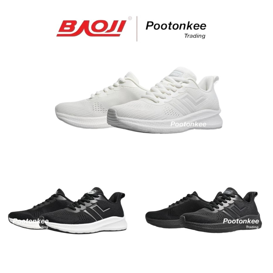 BAOJI บาโอจิ รุ่น BJM 1122 / BJW 1122 รองเท้าผ้าใบ รองเท้าไลฟ์สไตล์ผู้ชายและผู้หญิง