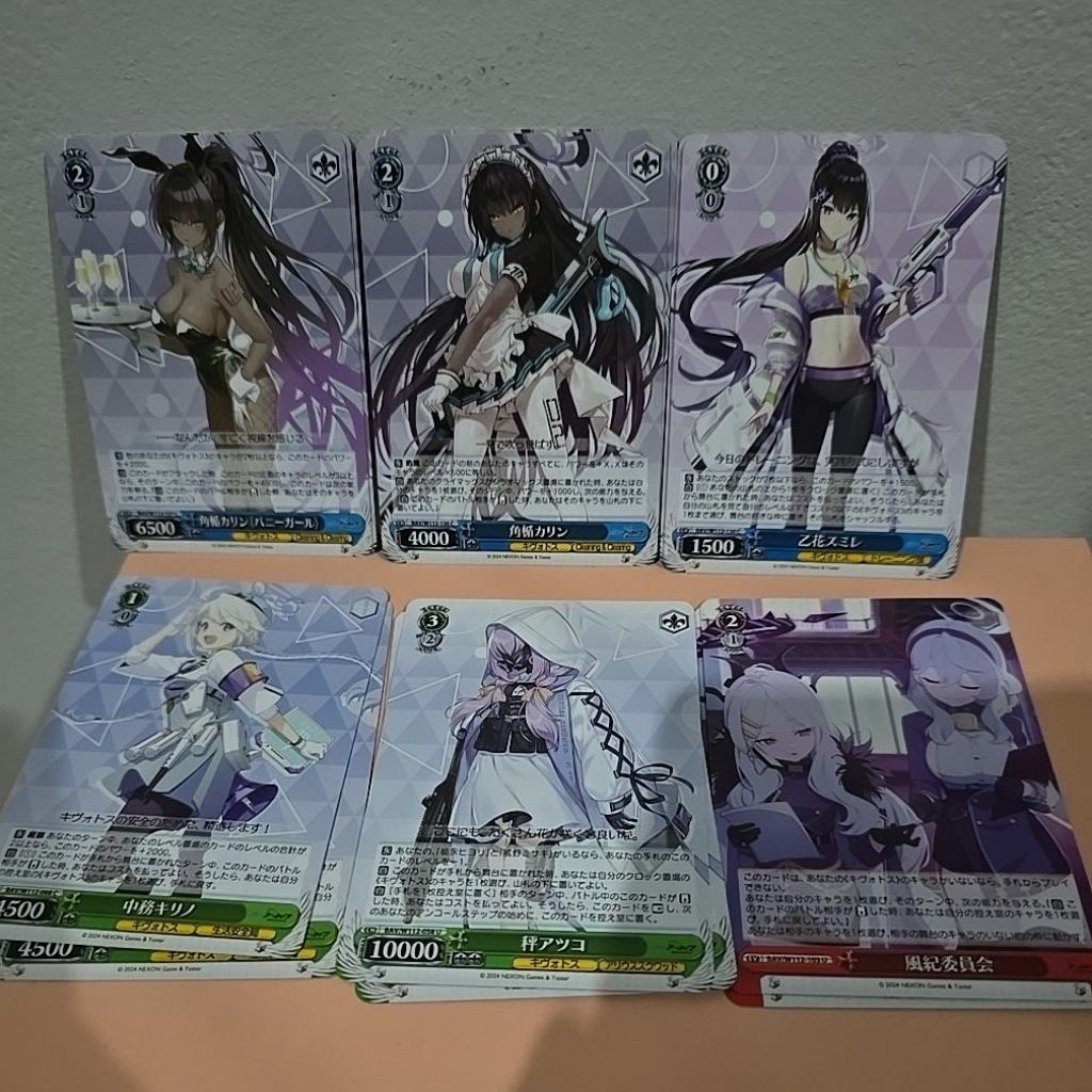 🇹🇭[2] การ์ด weiss schwarz Blue Archive ลิขสิทธิ์แท้🇯🇵 Nexon Games บลูอาร์ไคฟ์ Anime Card Game อนิเมะ