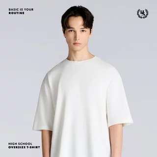Highschool Basic Collection : Routine - Oversize T-Shirt เสื้อยืดโอเวอร์ไซส์ - TPB06119
