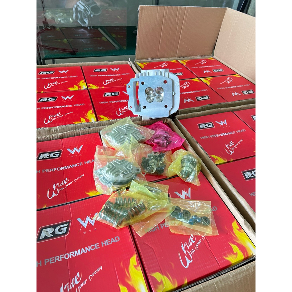 ฝา4วาWave125 RG ขนาดวาว22-19 ใส่ลูก59ถึง62 อุปกรณ์ในฝามีให้มาครบ สามารถเซ็ตฝาเองเพิ่มเติมได้ รูพ๊อตC