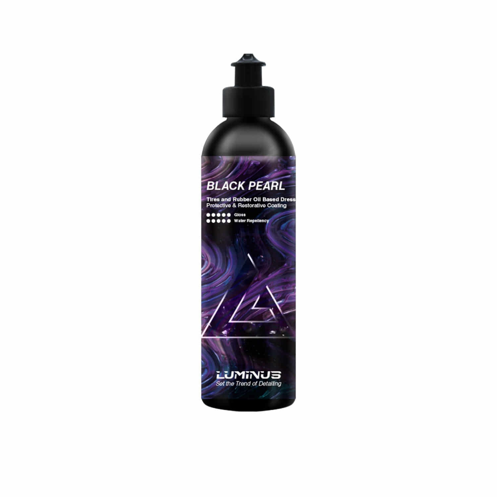 LUMINUS Black Pearl, Tire & Rubber Dressing Oil-based, น้ำยาเคลือบยางและพลาสติก 500ml