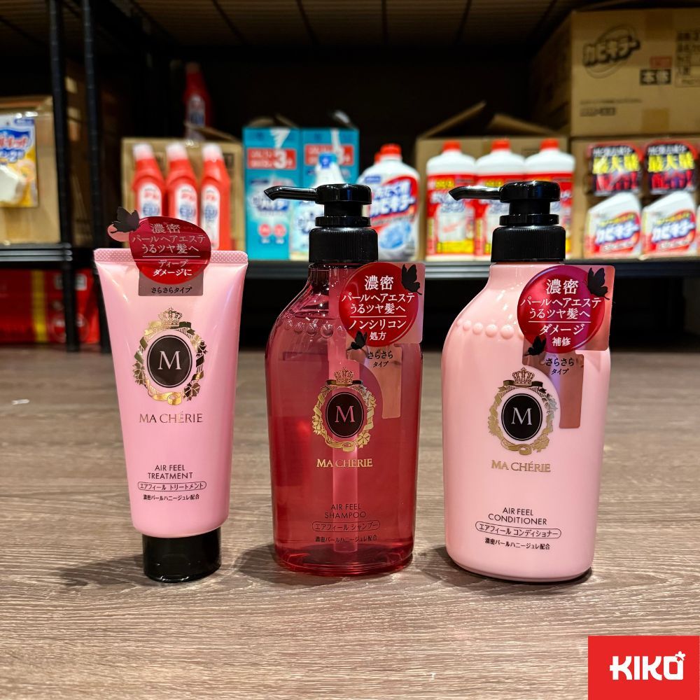 🩷Shiseido ชิเซโด MA CHERIE Air Feel แชมพู ครีมนวดผม Shampoo Conditioner Pump (450 ml) treatment🫧