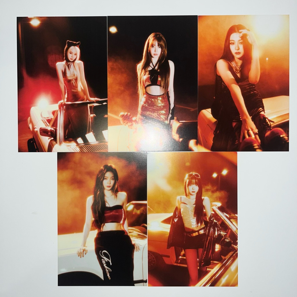 le sserafim easy crazy hot in bangkok official postcard set