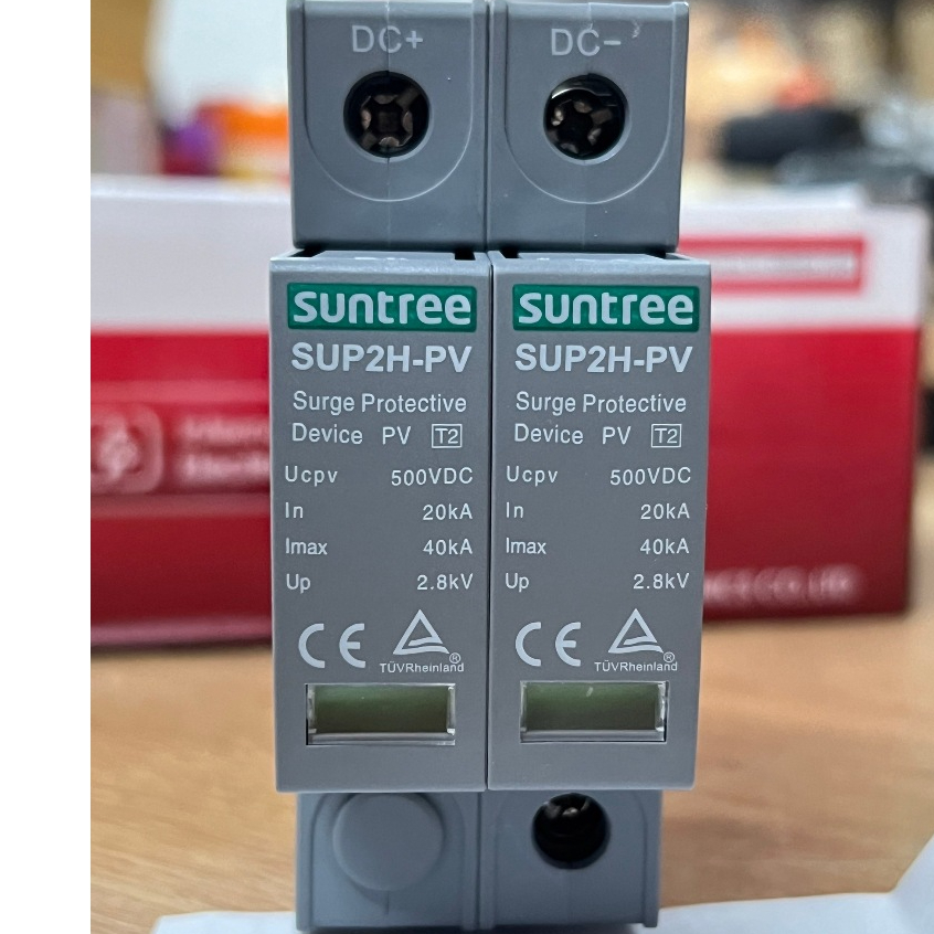 เสิร์จกันฟ้า กันฟ้าผ่า ไฟกระชาก DC 2P 500v SPD SUNTREE