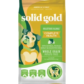 อาหารสุนัข SolidGold HolistiqueBlendz ขนาด 10.89 kg. แถม เพ๊าซ์สุนัข 3 ซอง(เพ๊าซ์สุนัขอาจคละรสคละยี่ห้อ)