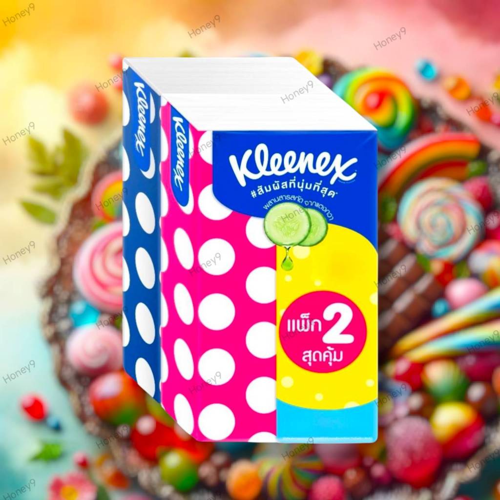 (แพ็กคู่) คลีเน็กซ์ ทิชชู่ ซอฟบ๊อกซ์ Kleenex Soft Box Tissue