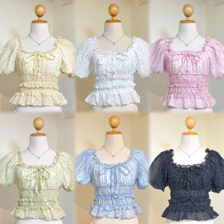 เสื้อแขนบอลลูน(อก32-44)ลายจุด Ballon