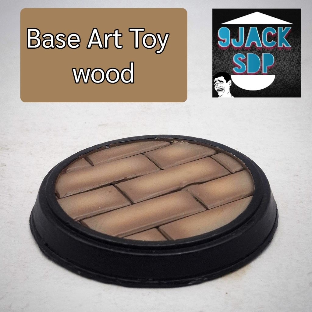 Base Art wood Toy figure model resin