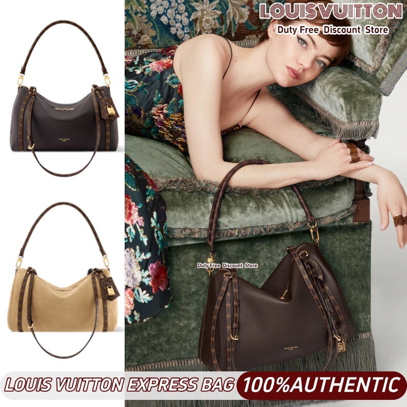 ✈️Louis Vuitton EXPRESS Large & Medium & Small Shoulder Bags✨กระเป๋าสะพายข้างผู้หญิง กระเป๋า LV