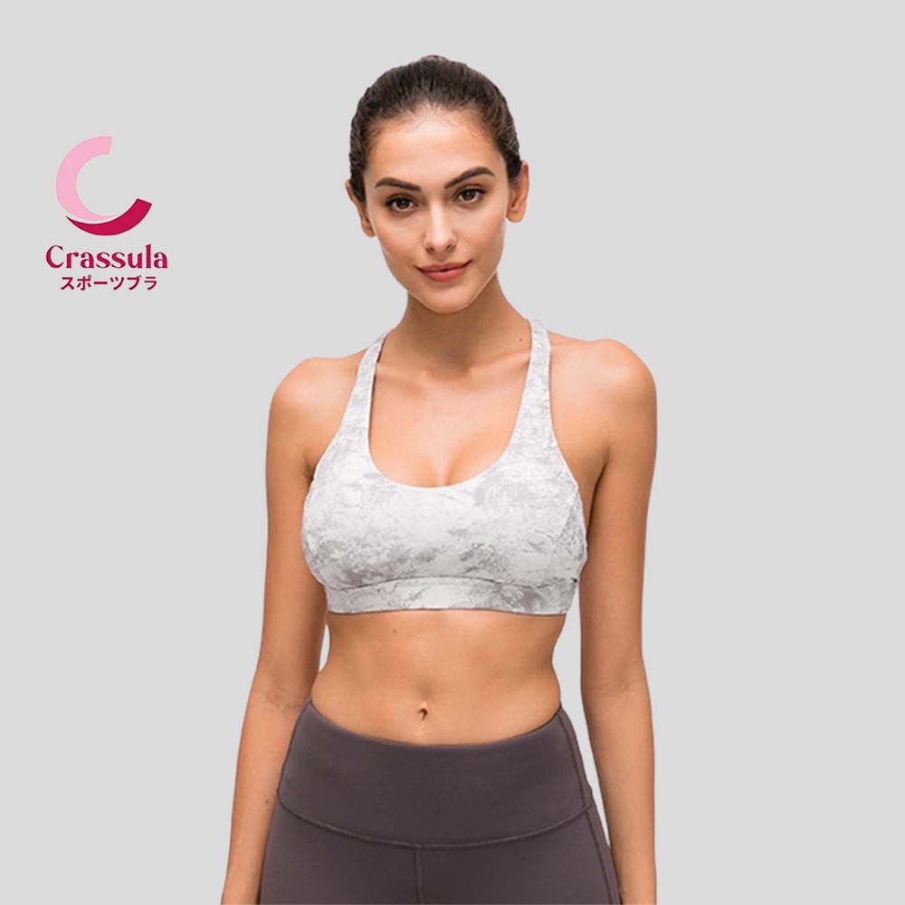 Crassula แท้ สปอร์ตบรา Sport Bra ดีไซน์หลังสายไขว้ กระชับหน้าอก