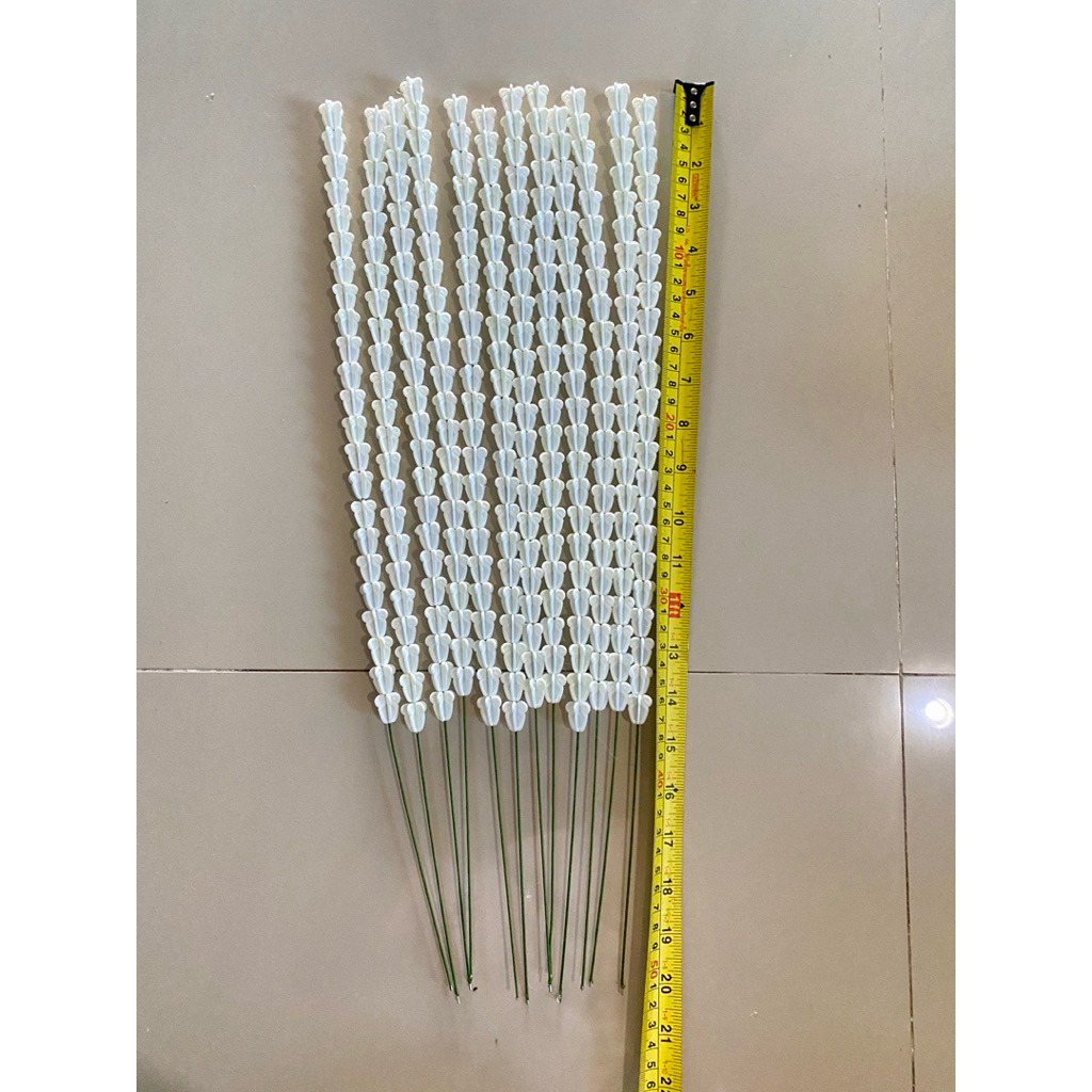 ก้านดอกรัก/ผสมบานไม่รู้โรย ความยาว 20 นิ้วชุดละ 12 ก้าน 150 บาท