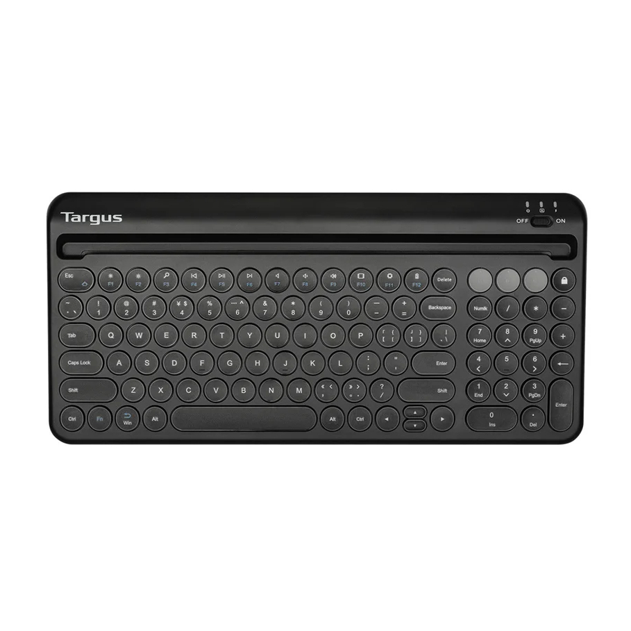 คีย์บอร์ดบลูทูธ TARGUS AKB867 MULTI-DEVICE BLUETOOTH KEYBOARD คีย์บอร์ดไร้สาย แป้นพิมพ์ภาษาอังกฤษ