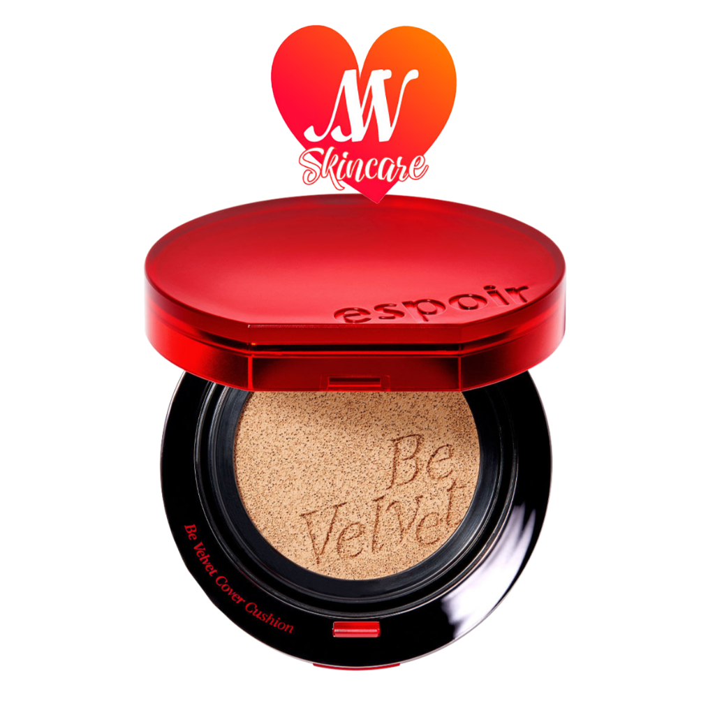 ถูก🔥แท้✔ส่งไวทันใจ🚚 Espoir Be Velvet Cover Cushion SPF34 PA++ 13g คุชชั่นเนื้อกึ่งแมตท์ ปกปิด ติดทน กันน้ำ