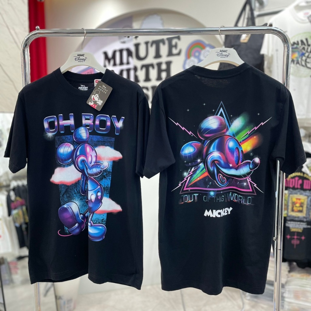 Power 7 Shop เสื้อยืดการ์ตูน มิกกี้เมาส์ ลิขสิทธ์แท้ DISNEY (MKX-261) - รูปที่ 4