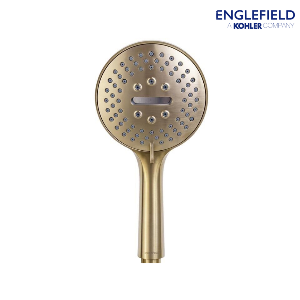 ENGLEFIELD ﻿Aricia 3-way hand shower set ชุดฝักบัวสายอ่อน 3 ระดับ รุ่นอลิเซีย สีทอง K-26718X-CGD