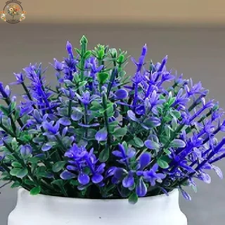 ดอกไม้ปลอม กระถางต้นไม้ปลอม พร้อมแจกัน พลาสติก สําหรับตกแต่งบ้าน