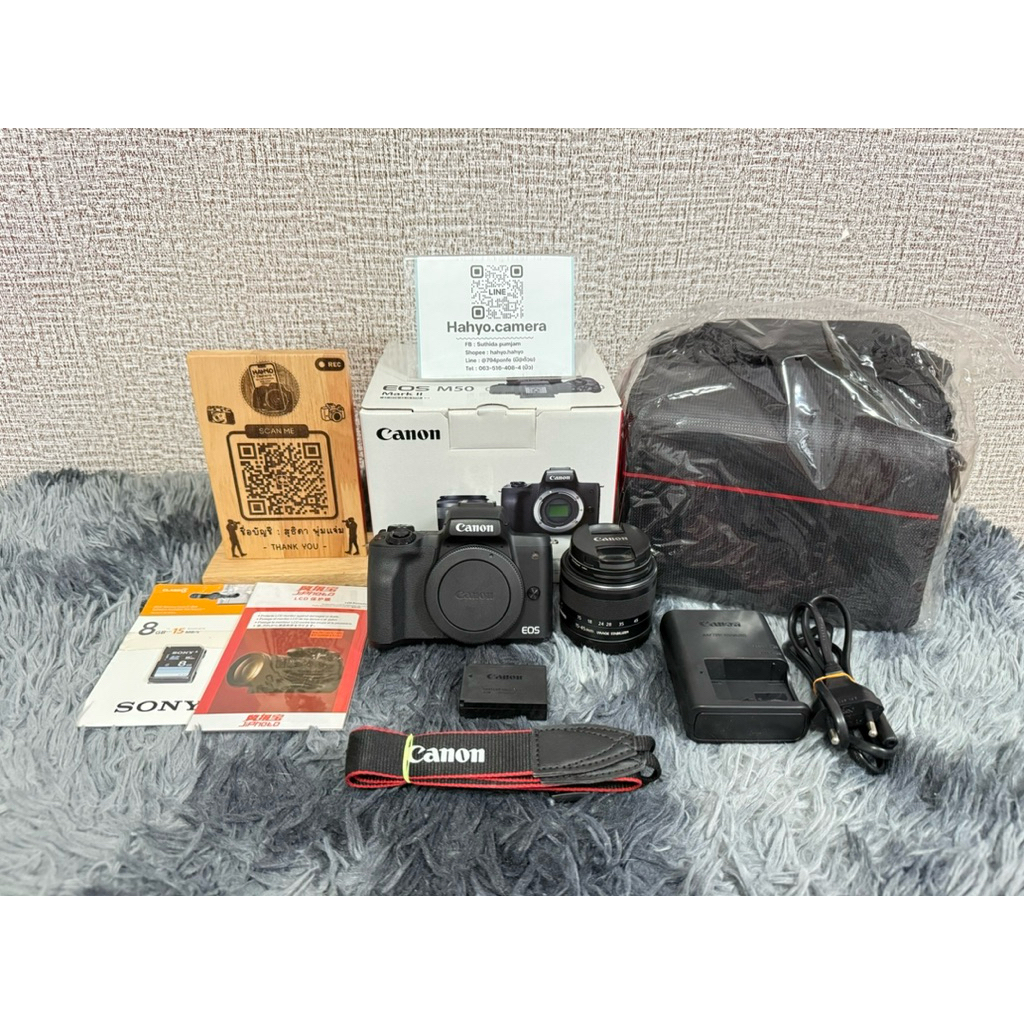 Canon eos m50 mark2 มือสองพร้อมส่ง 🔥มีบริการส่งด่วนใน กทม.🔥