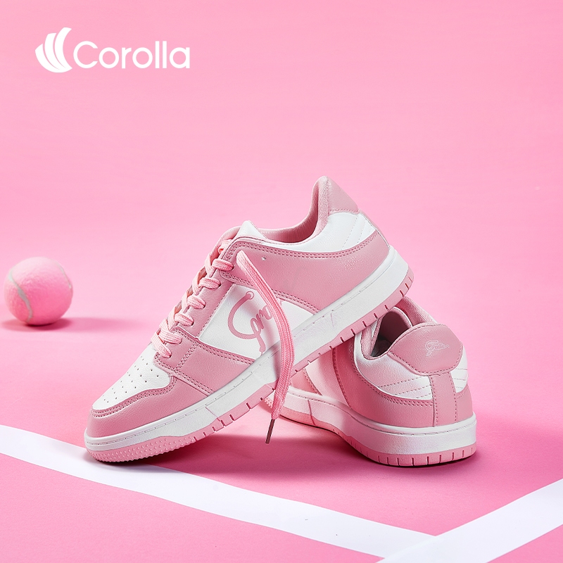 Corolla รองเท้าผ้าใบลำลองแฟชั่นผู้หญิง ต้านเชื้อแบคทีเรีย หนังพียูกันน้ำ พื้นกันลื่น น้ำหนักเบา - รูปที่ 3