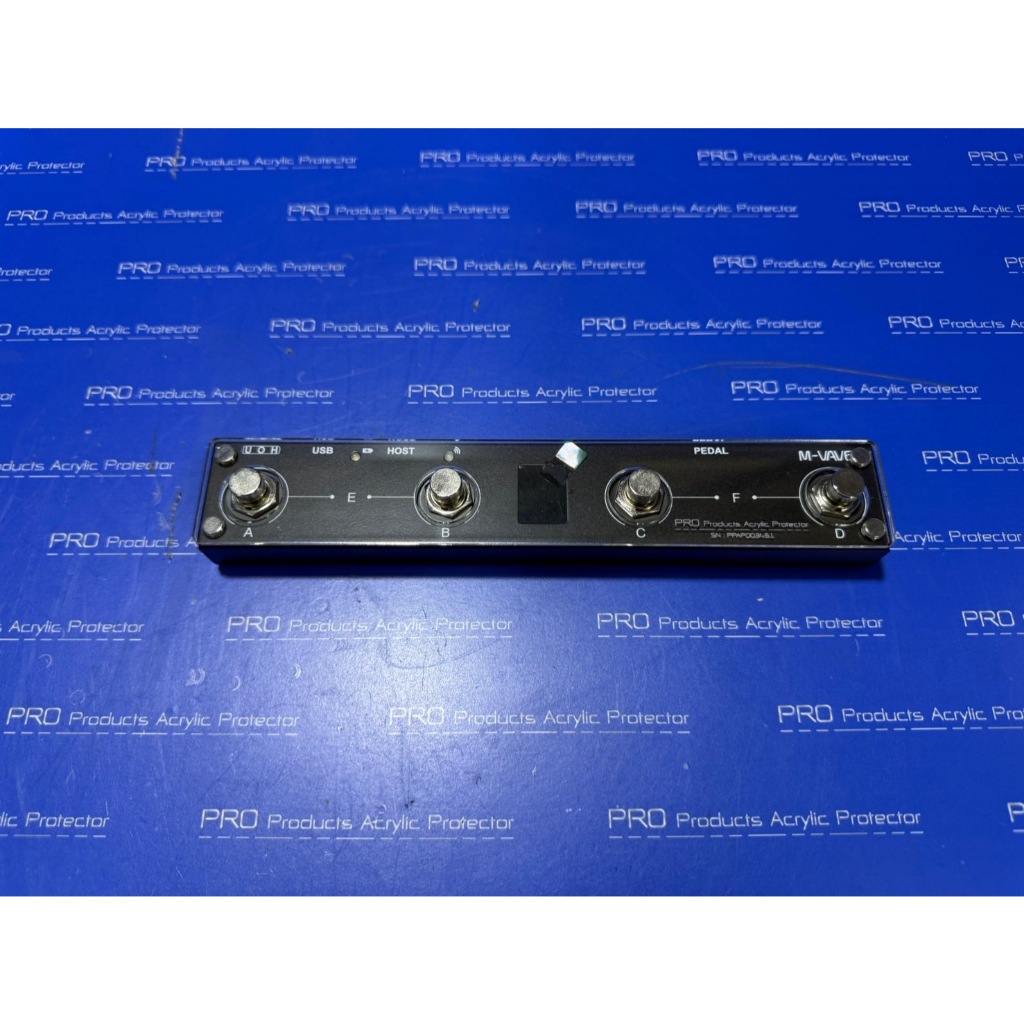 แผ่นอะคริลิค M-VAVE Chocolate Plus Wireless Midi Foot Controller