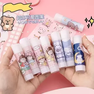 ✅พร้อมส่งในไทย✅กาวแท่ง glue stick 9กรัม ลายการ์ตูนน่ารัก กาวPVA พกพาสะดวก อุปกรณ์การเรียน