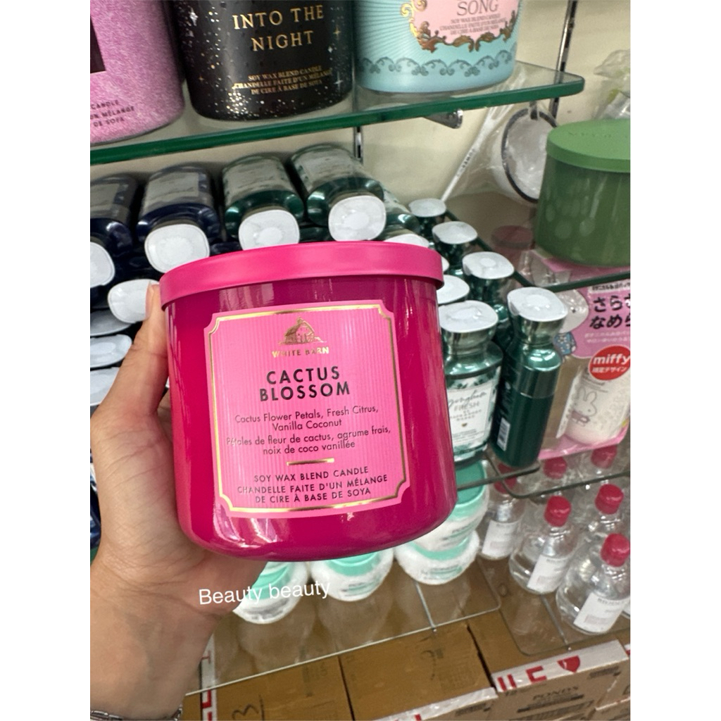 Bath and Body Works Cactus Blossom 3-Wick Candle 411g.