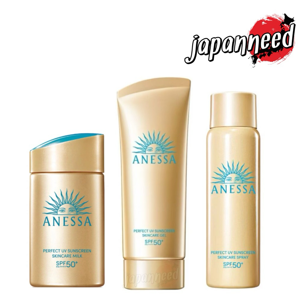 ☀️[แท้🇯🇵💯] Shiseido Anessa UV Sunscreen spf50+ กันแดด อเนซซ่า สูตรสีทอง ขวด หลอด สเปรย์ ญี่ปุ่น