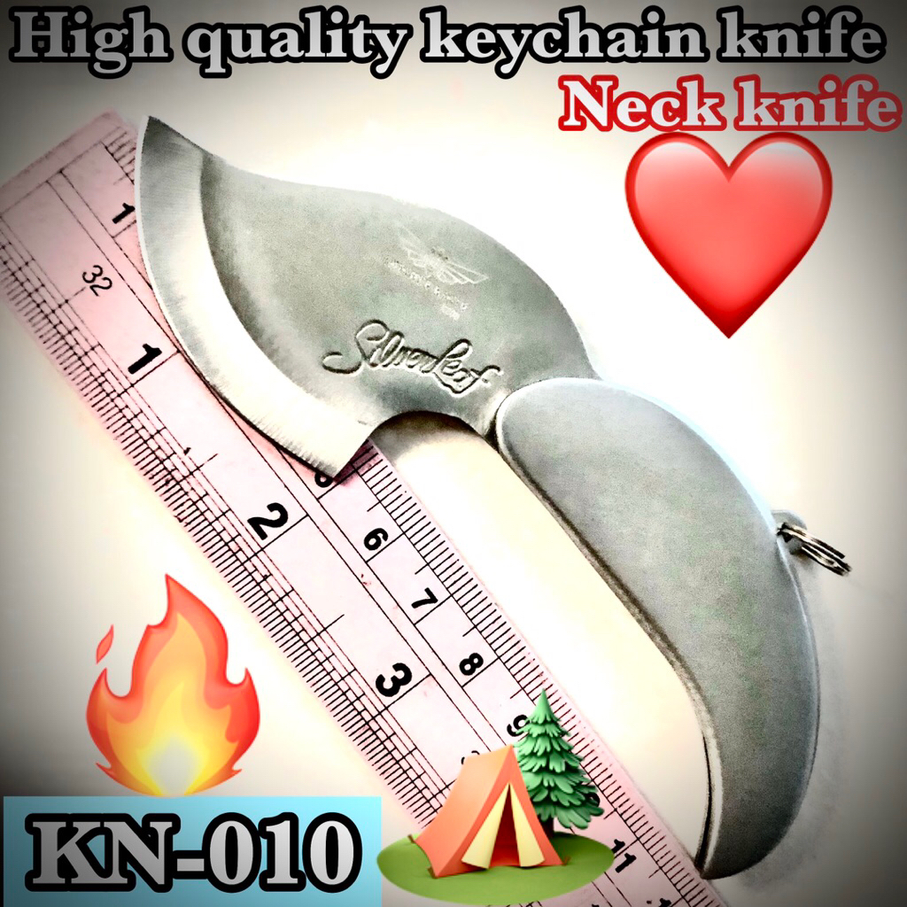 High quality keychain and neck knife KN-010 for collection and use cutting