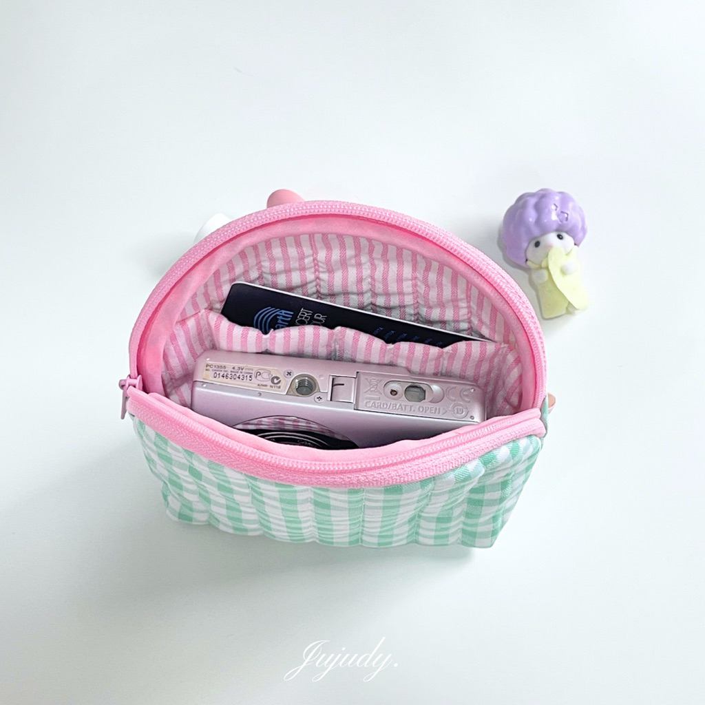 ꔛ 👛🫧 𝙋𝙤𝙪𝙘𝙝 | กระเป๋า ใส่บัตร เหรียญ ของจุกจิกต่างๆ Pouch  🫧👛🐰🧵 Jujudy. - รูปที่ 2